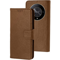 Flip case for Honor Magic 6 Lite 5G, Split Leather, brown