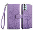 Flip case for Samsung Galaxy M15 5G, Tree, purple