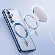 Case for Samsung Galaxy S25, Electro MagSafe, dark blue + Screen Glass