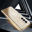 Case for Samsung Galaxy Z Fold 5 5G, Mechanical Legend, gold