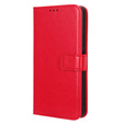 Flip case for Huawei Nova 11i, Crazy Horse Wallet, red