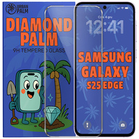Diamond Palm Tempered Glass for Samsung Galaxy S25 Edge