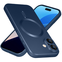 Case for iPhone 16 Plus, ColorMag, for MagSafe, dark blue