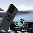 Case for Motorola Moto G24 / G24 Power / G04, Frosted Ring, black