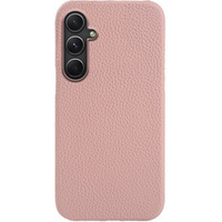 Leather case for Samsung Galaxy A54, Genuine Leather, pink