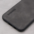 Case for Samsung Galaxy A14 5G, ERBORD Business, with metal plate for car mounts, grey