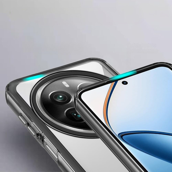 Case for Realme 12 Pro 5G / 12 Pro+ 5G, Fusion Hybrid, transparent / black