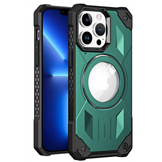 Case for iPhone 13 Pro Max, Heavy Duty, for MagSafe, green