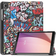 Case for Lenovo Tab M8 Gen 4 TB-300FU, Smartcase, graffiti