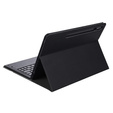 Case + keyboard Samsung Galaxy Tab S9+, Leather Pen Slot, black