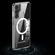 Case for Samsung Galaxy A35 5G, Fusion Hybrid, for MagSafe, transparent