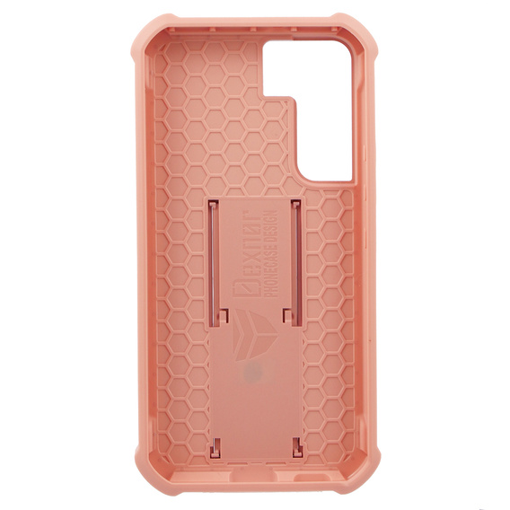 Armored case for Samsung Galaxy S22, Dexnor Full Body, pink rose gold