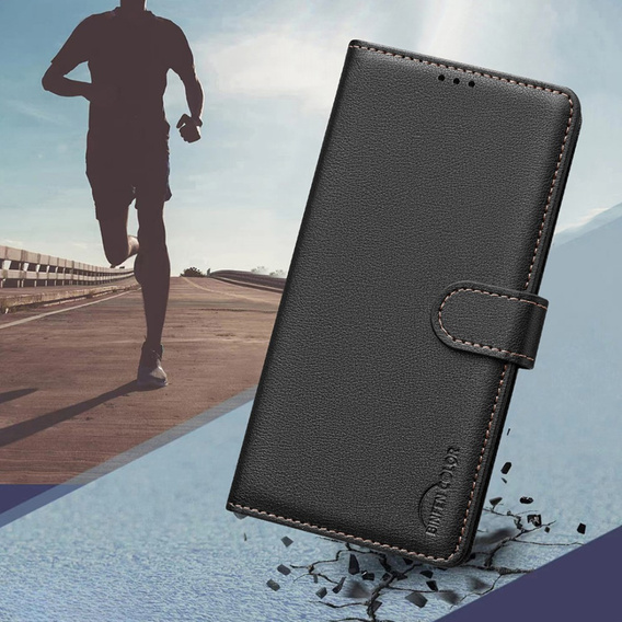 Flip case for Honor 200 Lite, BINFEN Wallet, black