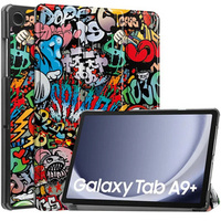 Case for Samsung Galaxy Tab A9+, Smartcase, graffiti