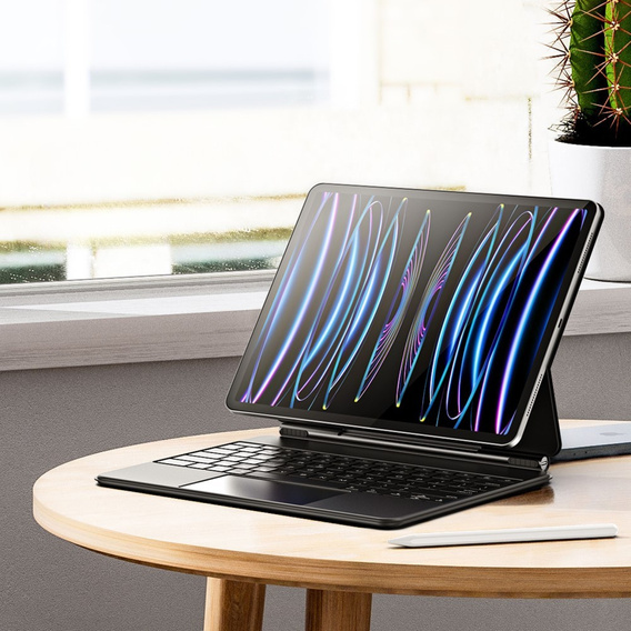 Case + keyboard iPad Pro 12.9" 2022/2021/2020 (6/5/4 gen.), Dux Ducis Keyboard TouchPad, black