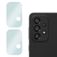 2x ERBORD tempered glass for camera to Samsung Galaxy A13 4G/5G, transparent