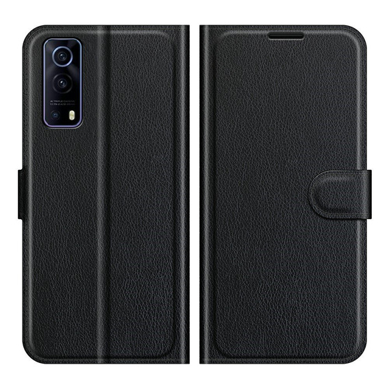 Flip case for Vivo Y52 5G / Y72 5G, Split Leather, blue