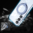 Magnetic Case for Samsung Galaxy S25+ Plus, for MagSafe, blue