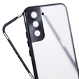 Case for Samsung Galaxy S22, Magnetic Dual Glass, black