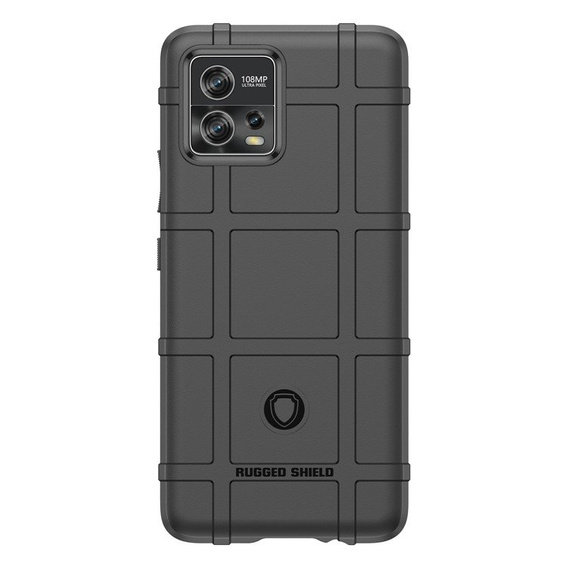 Case for Motorola Moto G72 4G, Rugged Shield, black