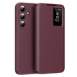 Smart View Wallet flip case for Samsung Galaxy S26, burgundy
