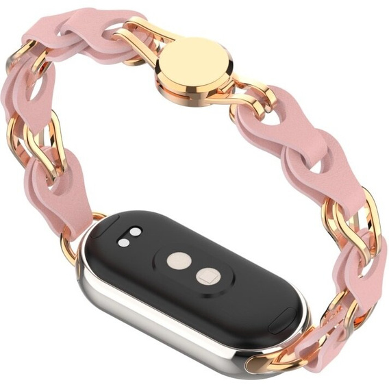 Stainless Steel Watch Strap with Protective Case for Apple Watch, Silver