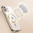 Case for iPhone 16 Plus, Electro MagSafe, gold + Screen Glass