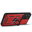 Case for Motorola Moto G15 / Motorola Moto G15 Power, CamShield Slide, red