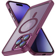 Case for iPhone 14 Pro Max, ERBORD Impact Guard, MagSafe, maroon