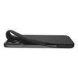 Spigen case for iPhone 16, Liquid Air, black + 9H Tempered Glass