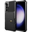 Case for Samsung Galaxy S23 FE, Card Holder Kickstand, black
