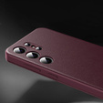 Flip case for Samsung Galaxy S25+ Plus, Smart View Wallet, maroon