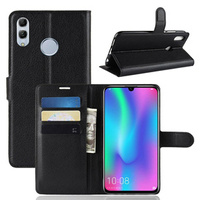 Flip case for Huawei P Smart 2019, Split Leather Wallet, black