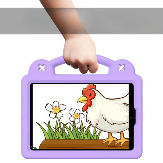 Children's case for iPad mini 7.9" 2019/2015/2014/2013/2012 (5/4/3/2/1 gen.), Cute Patterns, with stand, purple
