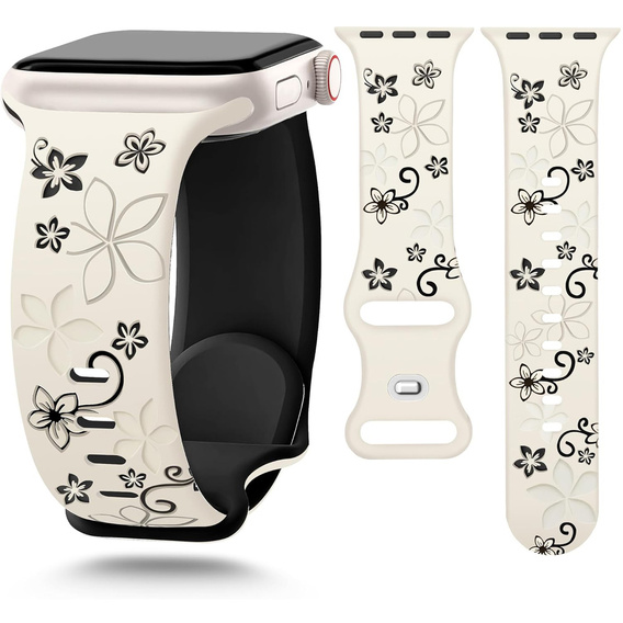 Silicone Strap for Apple Watch 1/2/3/4/5/6/7/8/9/SE 38/40/41/mm.