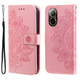 Flip case for Realme C67, Mandala, pink rose gold