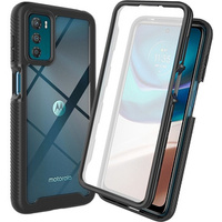 Case for Motorola Moto G42 4G, Shockproof, with film, black