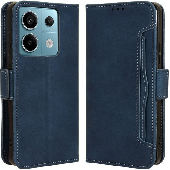 Flip case for Xiaomi Redmi Note 13 Pro 5G, Card Slot, blue
