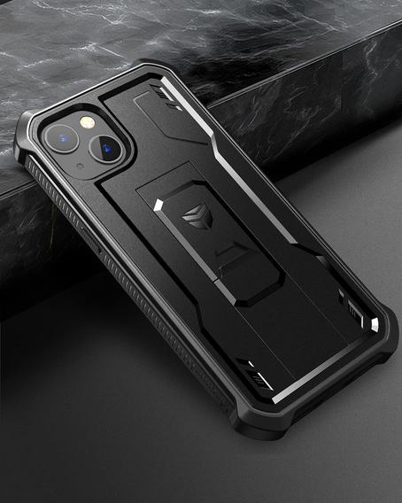 Armored case for iPhone 13 / 14, Dexnor Full Body, black