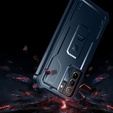 Armored case for Samsung Galaxy S21 FE, Dexnor Full Body, dark blue