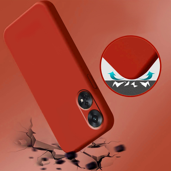 Case for Oppo Reno8 T, Silicone Lite, red