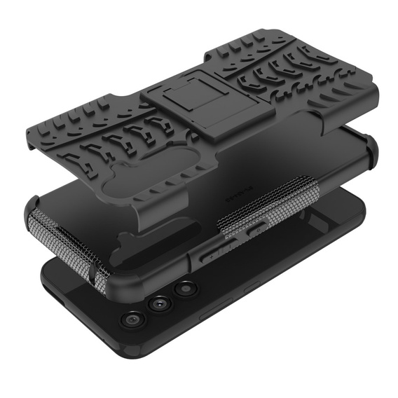 Case for Samsung Galaxy A54 5G, Tire Armor, black