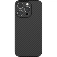 Case for iPhone 15 Pro Max, Aramid Fiber Cover, black