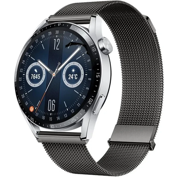 Milanese bracelet 20mm for Samsung Galaxy Watch 3 41mm - Black
