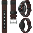 Canvas+Leather strap 20mm - Brown