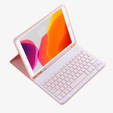 Case + keyboard iPad 9.7 2017 / iPad 9.7 2018 / Air / Air 2, pink rose gold