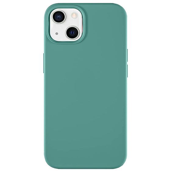 Case for iPhone 14, Silicone Lite, green