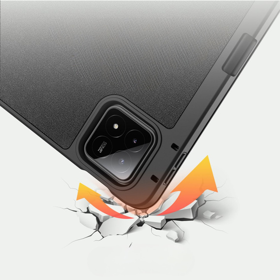 Case for Xiaomi Pad 6S Pro 12.4", Dux Ducis Domo, black