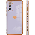 Case for Samsung Galaxy S20 FE, Electro heart, purple