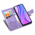 Flip case for Xiaomi Redmi 9, Butterfly, purple